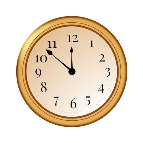 Premium Vector | Vector classic with a roman dial wall office clock ...