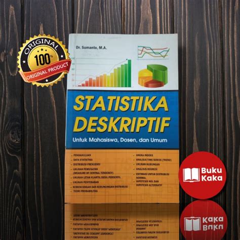 Jual Buku Statistika Deskriptif Untuk Mahasiswa Dosen Dan Umum