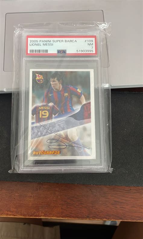 Lionel Messi Panini Autograph Autografo Psa Hobbies Toys