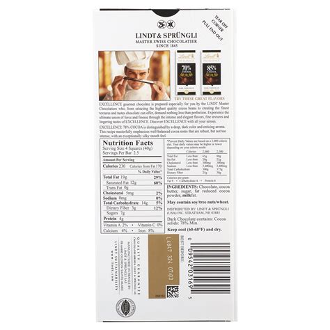 Lindt Excellence 78 Cocoa Dark Chocolate 3 5 Oz Shipt