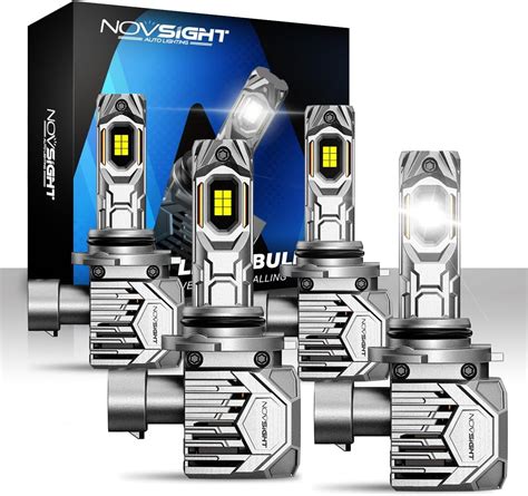 NOVSIGHT 9005 9006 Combo Kit de faros LED de 60000 lm 800 más