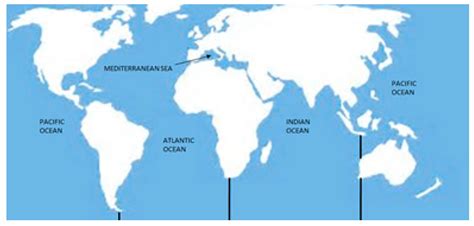 Atlantik Pazifik Karte Koleksi Gambar