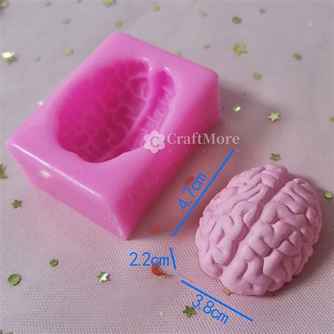 Silicone Brain Mold Creative Brain Resin Molds Brain Candle Etsy