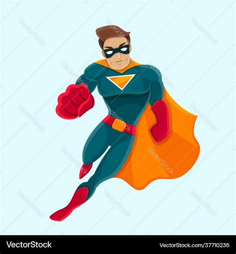 Super hero icon character Royalty Free Vector Image