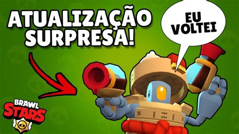 ATUALIZOU NOVA ATUALIZAÇÃO SURPRESA NO BRAWL STARS YouTube