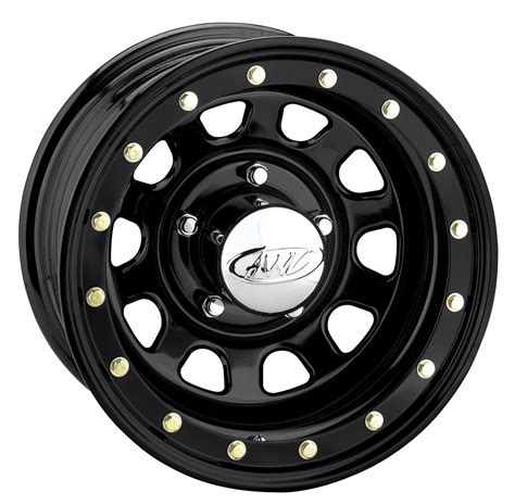 Awc Daytona Wheels Rims Black Steel Free Shipping