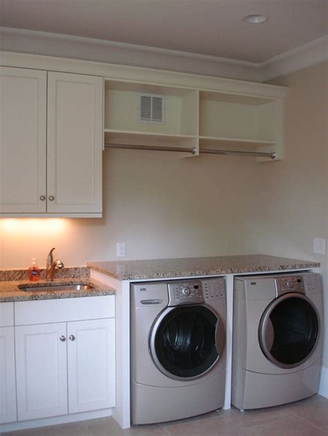 Hanging Rod Laundry Room Design Ideas Remodels And Photos