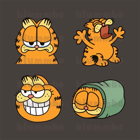 Garfield Emote Set Blummbos Ko Fi Shop Ko Fi ️ Where Creators Get