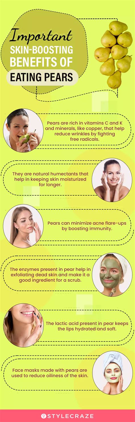 Amazing Benefits Of Pears For Skin Hair Health