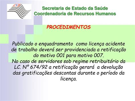 Ppt Secretaria De Estado Da Sa De Coordenadoria De Recursos Humanos