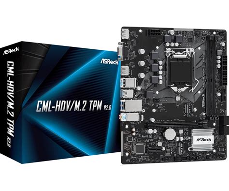 Asrock Cml Hdv M Tpm R