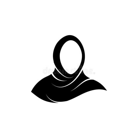 Hijab Icon Design Template Vector Isolated Illustration Stock Vector Illustration Of Arabic