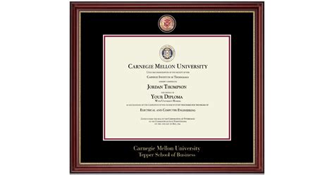 Masterpiece Medallion Diploma Frame In Kensington Gold Carnegie Mellon