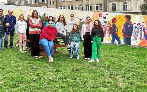 Dernière action au lycée Joseph Loth de Pontivy pour les Chiliens en