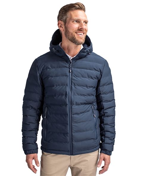 Cutter And Buck Mission Ridge Repreve® Eco Insulated Mens Puffer Jacket