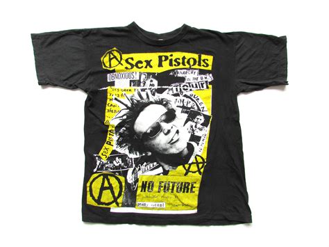 Vintage 90s Vintage Sex Pistols Sid Vicious No Future Single Stitch Punk Rock T Shirt Grailed