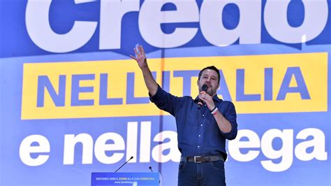 Pontida Le Promesse Di Salvini 6 Punti Del Leader Della Lega