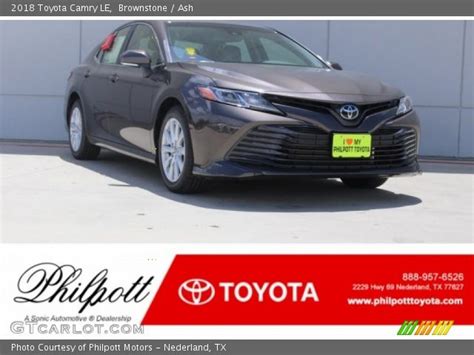 Brownstone 2018 Toyota Camry Le Ash Interior