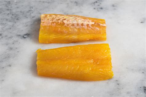 2 Dyed Smoked Haddock Fillet Portions Regal Fish Supplies Limited