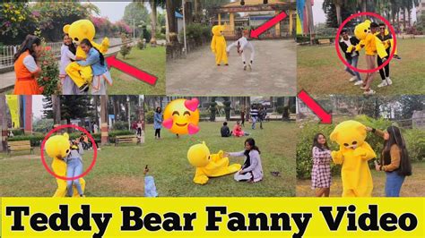 Teddy Bear ️ Fanny Prank Video 🔥 Prank On Cute Girls 👌 ️ Irritating