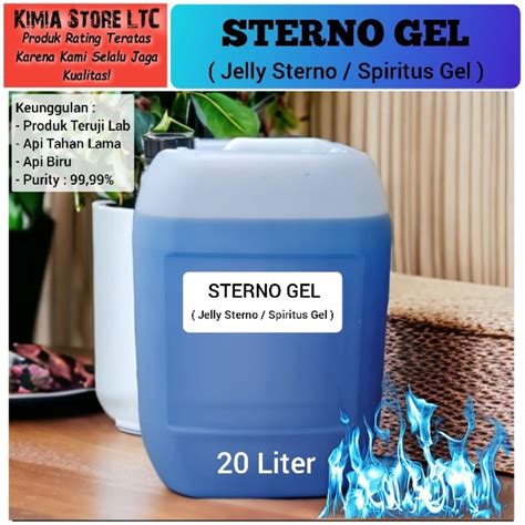 Jual STERNO GEL 20 Liter Jelly Sterno 20 Liter Spiritus Gel