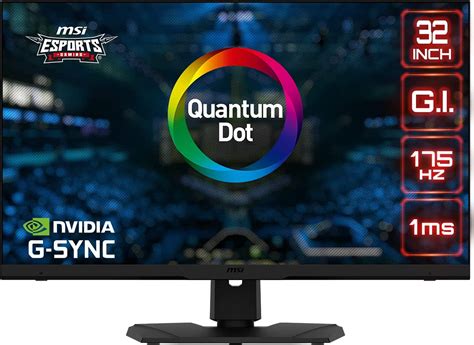 MSI Optix MPG321QRF 32 Monitor LED Nero QD DiscoAzul It