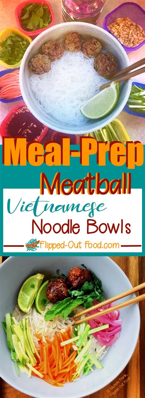 Bun Cha Vietnamese Meatball Noodle Bowls Delicious And Healthy