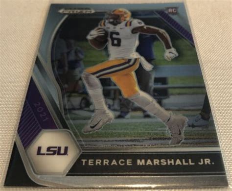 2021 Panini Prizm Draft Football Terrace Marshall Jr LSU Tigers Rookie