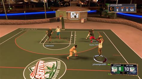 Nba 2k17 My Park Game Play Youtube