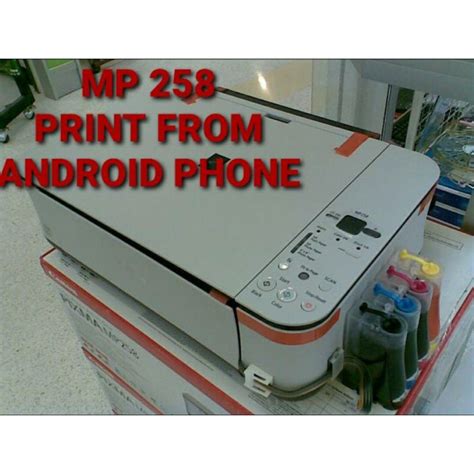 Canon Printer Mp258 All In One Printer Secondhand Condition Print