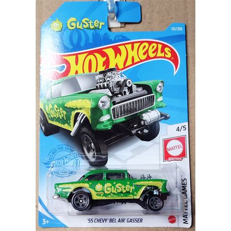 Chevy Bel Air Gasser Gry Guster X Hot Wheels Mainline