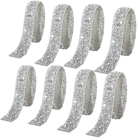 Rolls Crystal Resin Rhinestone Ribbons Self Adhesive Ribbon Roll