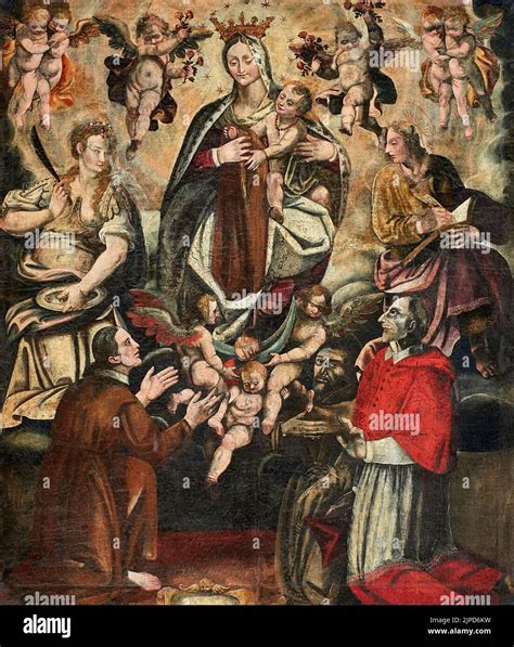 Immacolata Con S Filippo Neri S Carlo Borromeo S Agnese S Lucia E