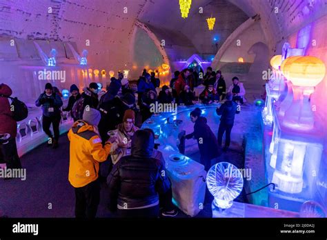 Aurora Ice Museum, Chena Hot Springs Resort, Alaska Stock Photo - Alamy