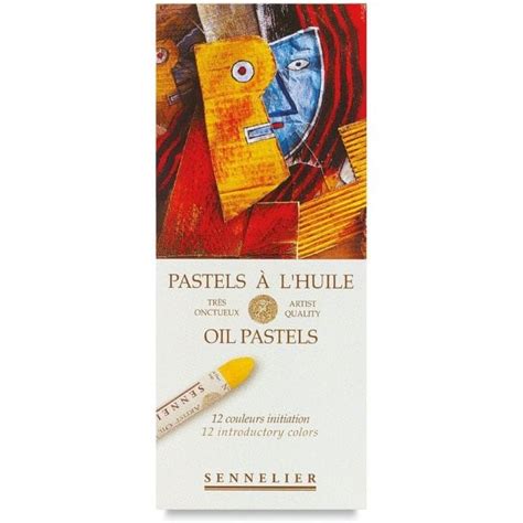 Sennelier Pastels A Lhuile Oil Pastel Set Of 12 Art Supplies From