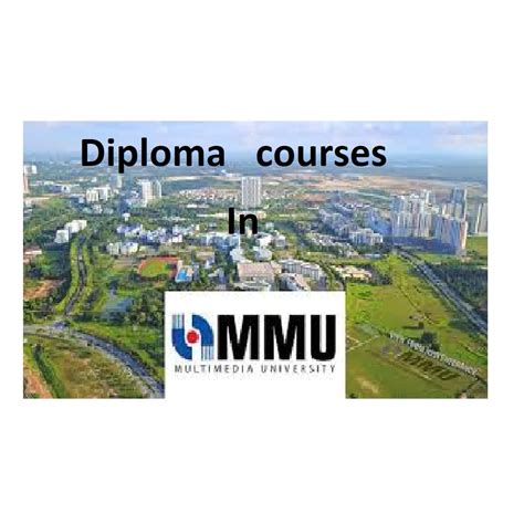 Diploma courses in multimedia university and the Entry requirement for ...