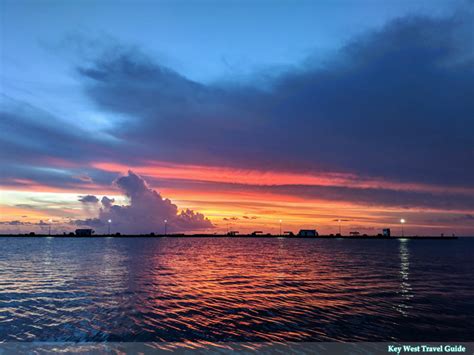 Photo Of The Day A Most Colorful Sunset Over Key West Harbor Key West Travel Guide Visitor