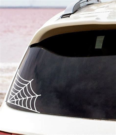 Spiderweb Vinyl Decal Halloween Decal Spooky Season Spooky Babe