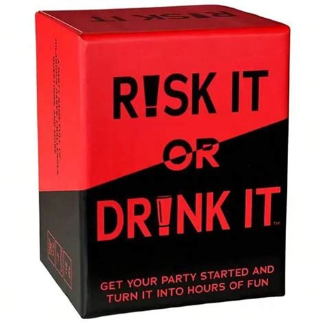 Risk It Or Drink Le Jeu De Fête Ultime Avec Des Défis Et Des Gages