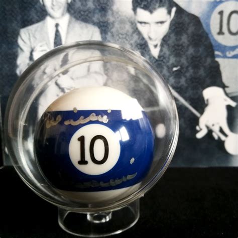 Willie Mosconi Signed Billard Ball 10 COA JSA With Catawiki