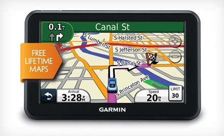 Garmin Nuvi Gps Groupon With Lifetime Maps Free Shipping Between