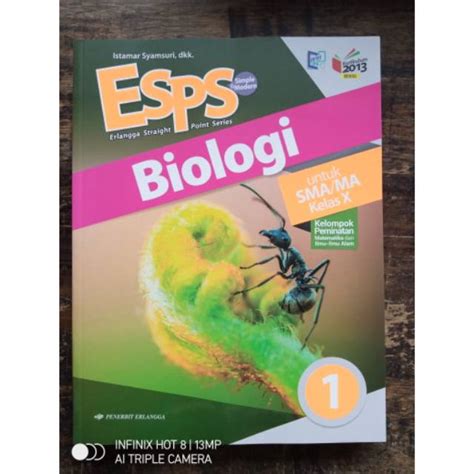 Jual Esps Biologi Peminatan Kelas Sma Ma X Istamar K Revisi