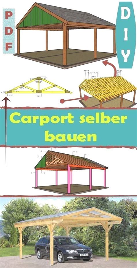 Wohnwagen Carport Selber Bauen Anleitung