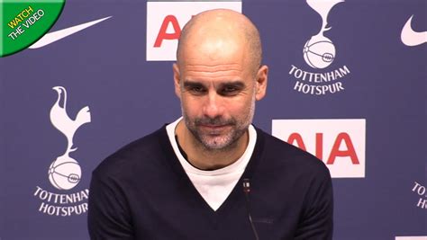 Man City Stars Told Pep Guardiola To Stop Tinkering In Spurs Dressing Room Showdown Irish