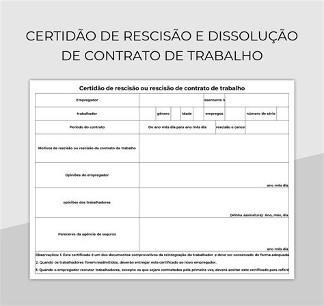 Modelos De Planilhas Contratos De Trabalho Para Microsoft Excel E