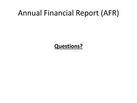 PPT Gateway 100R And Annual Financial Report AFR PowerPoint