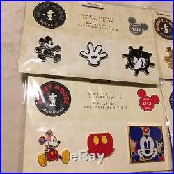 Mickey Mouse Memories Pin Set January February March April May Disney