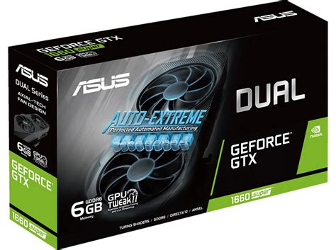 Grafikkarte ASUS Geforce® GTX 1660 SUPER™ Dual Evo 6GB (90YV0DS5-M0NA00 ...