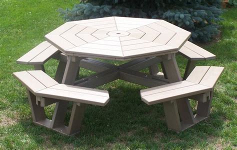 Creekside Octagon Picnic Table Three Sisters Furnishings