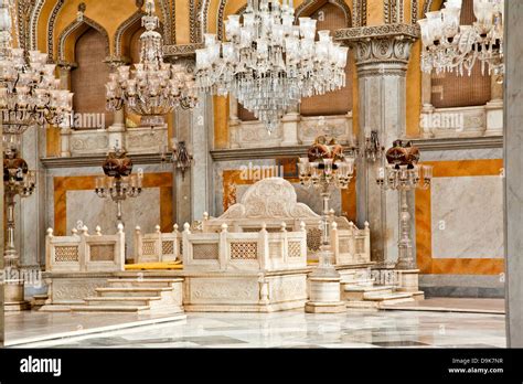 Interior of a Palace, Chowmahalla Palace, Hyderabad, Andhra Pradesh ...